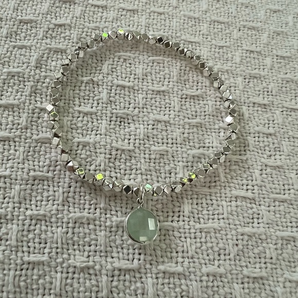 Teal & Druzy Crystal bracelet set - Picture 2 of 4